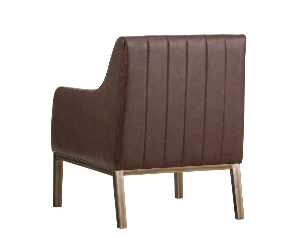 Wolfe Lounge Chair Brown