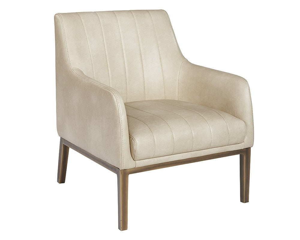 Wolfe Lounge Chair Cream