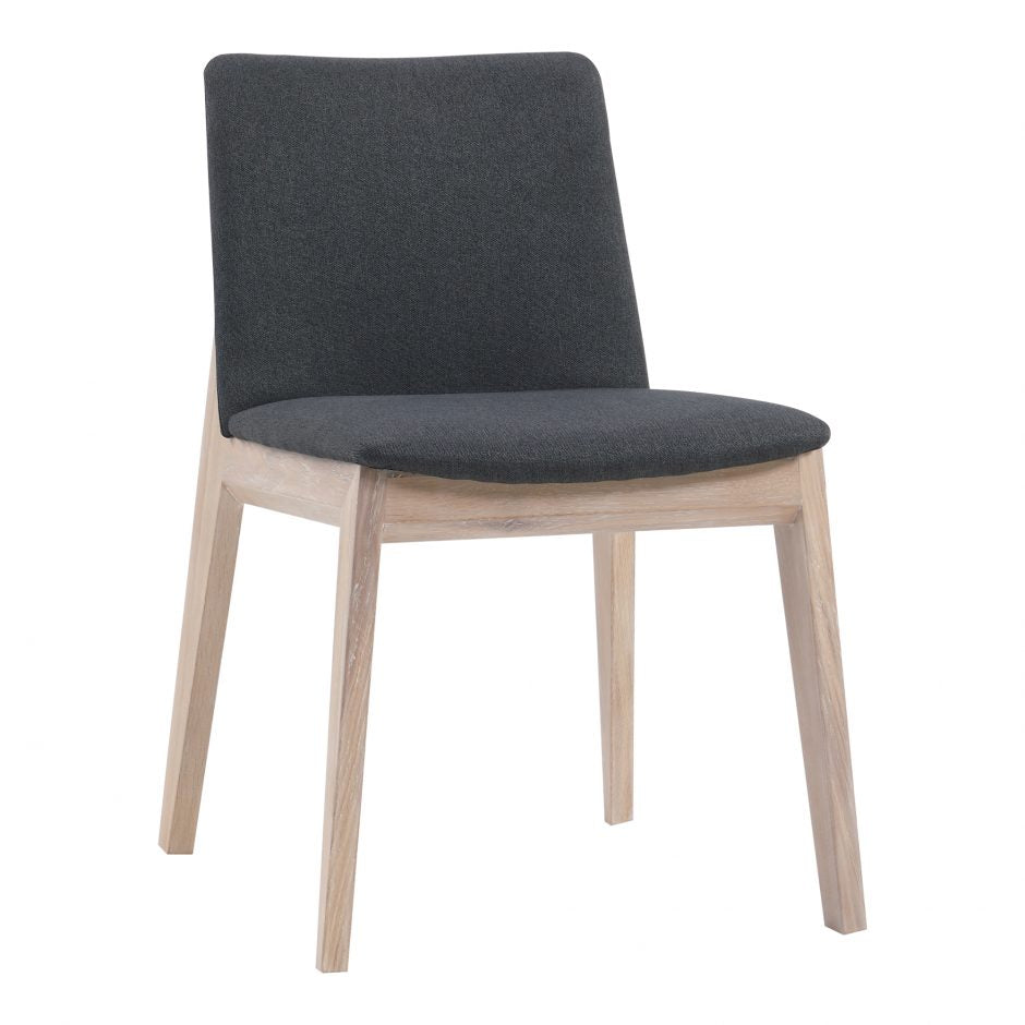 Deco Dining Chair- Dark Grey with Ash