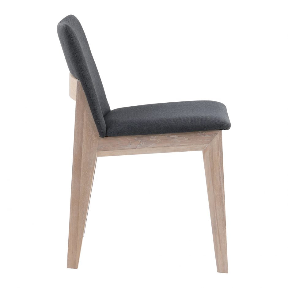 Deco Dining Chair | Dark Grey with Ash