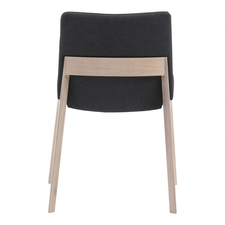 Deco Dining Chair | Dark Grey with Ash