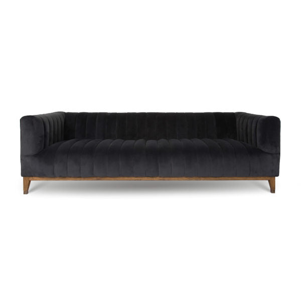 Elliot Sofa- Charcoal Velvet