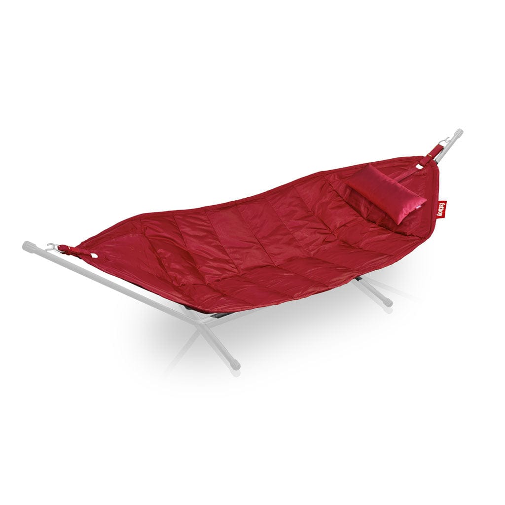 Headdemock Deluxe + Pillow red / light grey  -  Hammocks  by  Fatboy