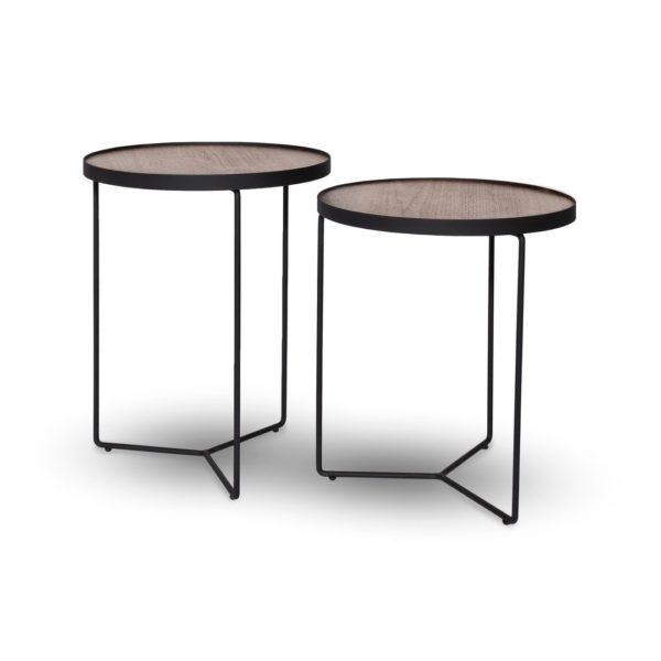 Gastown Nesting Tables – Walnut (Set of 2)