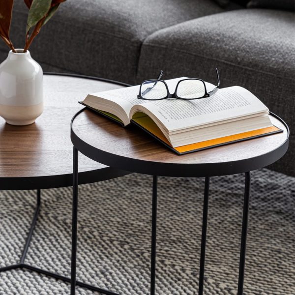 Gastown Nesting Tables – Walnut (Set of 2)