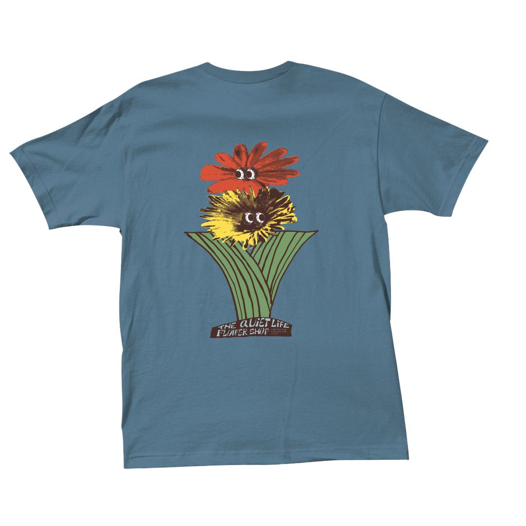 Flower Shop T Shirt - Slate | S