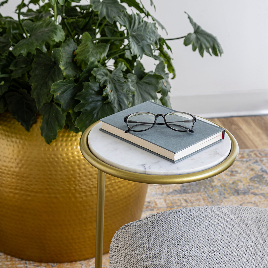Noble Side Table- Gold
