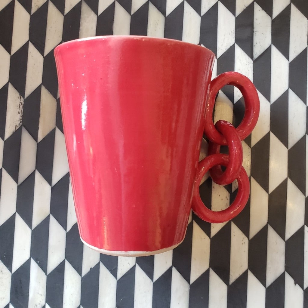 Red Chain Mug