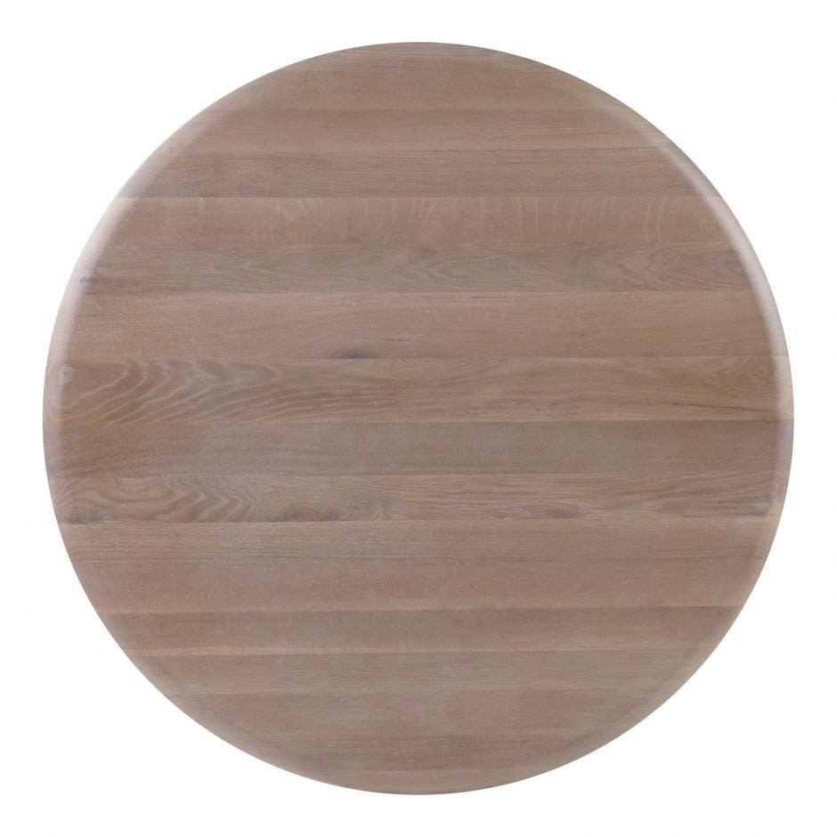 Malibu Round Dining Table- White Oak