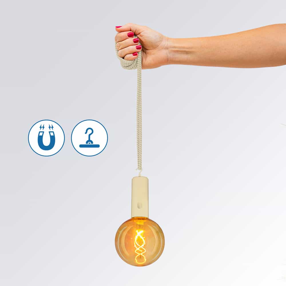 Easy installation and durable design define the Edy G125 wireless bulb by Newgarden - enjoy up to 25 hours of brightness.