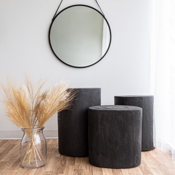 Nova Wide Round Stump | Black