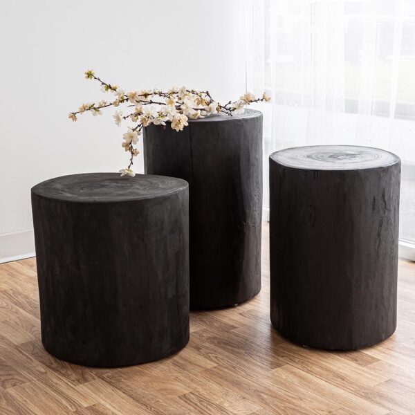 Nova Wide Round Stump | Black