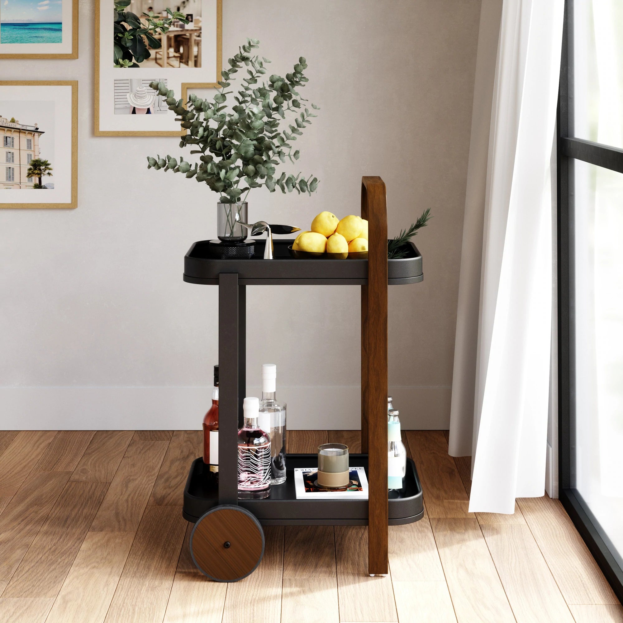 Bellwood Bar & Shelving Cart