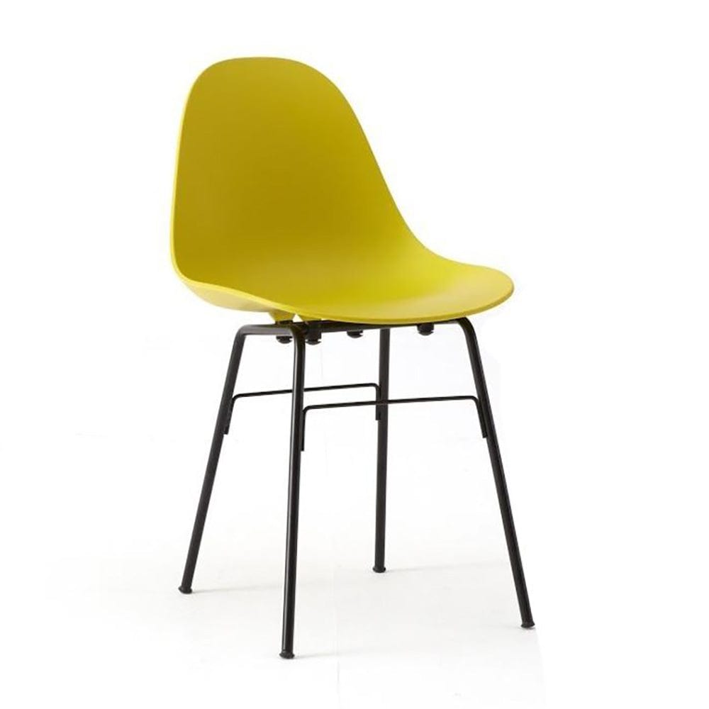 TA - Chair black / mustard  -  Chairs  by  TOOU