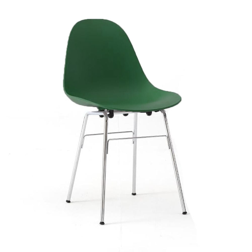 TA - Chair chrome / dark green  -  Chairs  by  TOOU