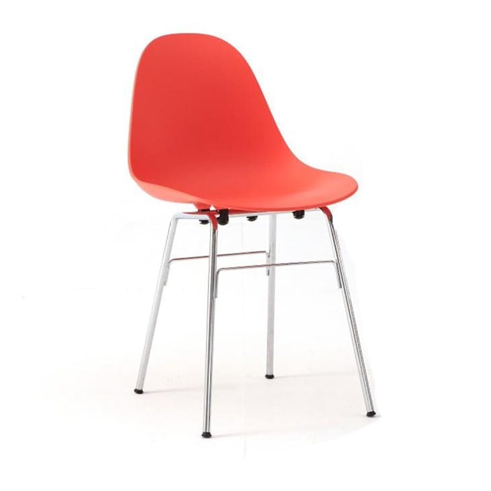 TA - Chair chrome / red  -  Chairs  by  TOOU
