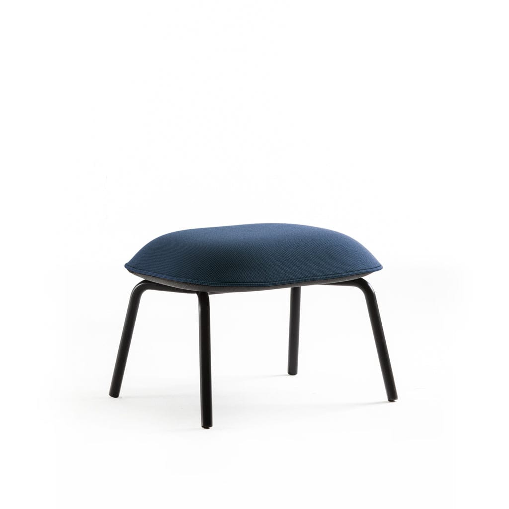 Tasca - Lounge chair & Ottoman, Gabriel fabric ottoman / blue  -  Chairs  by  TOOU
