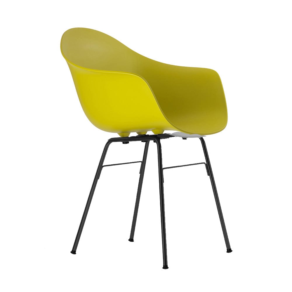TOOU TA - Captain chair mustard / black  -  Chairs  by  TOOU
