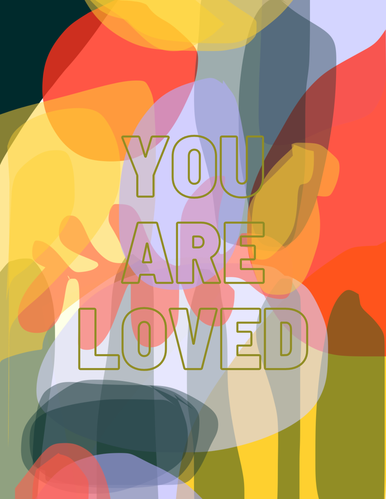 You Are Loved- Mutual Aid Print